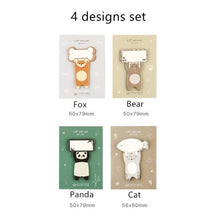 Load image into Gallery viewer, Lift Paw Paw Cartoon Memo Pad Set (4pcs)