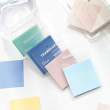 Load image into Gallery viewer, Morandi Color Translucent Sticky Notes (5 colors)