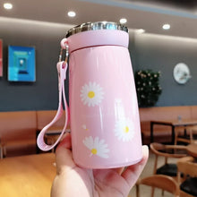 Load image into Gallery viewer, Daisy Stainless Steel Thermos