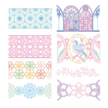 Load image into Gallery viewer, Japanese Style Lace Floral Masking Tapes (8 Designs)