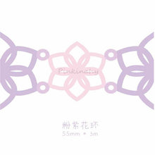 Load image into Gallery viewer, Japanese Style Lace Floral Masking Tapes (8 Designs)