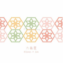 Load image into Gallery viewer, Japanese Style Lace Floral Masking Tapes (8 Designs)
