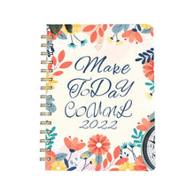 Load image into Gallery viewer, 2022 - Make Today Count Planner | A5