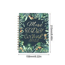 Load image into Gallery viewer, 2022 - Make Today Count Planner | A5