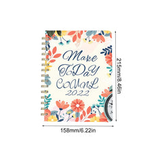 Load image into Gallery viewer, 2022 - Make Today Count Planner | A5