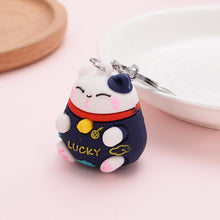 Load image into Gallery viewer, Japanese Lucky Kitty KeyChain