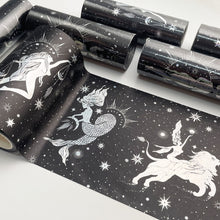 Load image into Gallery viewer, Extra Wide - Gold & Silver Asteroid Constellation Masking Tape