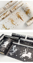 Load image into Gallery viewer, Extra Wide - Gold & Silver Asteroid Constellation Masking Tape