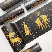 Load image into Gallery viewer, Extra Wide - Gold & Silver Asteroid Constellation Masking Tape
