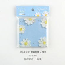 Load image into Gallery viewer, The Floral Seasons Memo Pads (100 pcs a set)