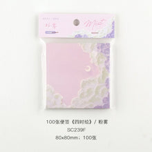 Load image into Gallery viewer, The Floral Seasons Memo Pads (100 pcs a set)