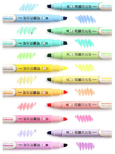 Load image into Gallery viewer, Erasable Bright Color Highlighter Set ( 6pcs a set) - Original Kawaii Pen