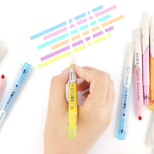 Load image into Gallery viewer, Erasable Bright Color Highlighter Set ( 6pcs a set) - Original Kawaii Pen