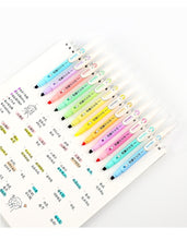 Load image into Gallery viewer, Erasable Bright Color Highlighter Set ( 6pcs a set) - Original Kawaii Pen