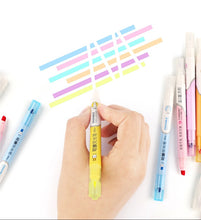 Load image into Gallery viewer, Erasable Bright Color Highlighter Set ( 6pcs a set) - Original Kawaii Pen