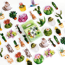 Load image into Gallery viewer, Colorful Plants & Animals Stickers