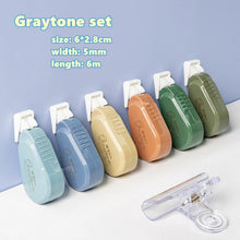 Load image into Gallery viewer, Macaron & Gray Tone Color Mini Correction Tape Sets