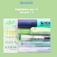 Load image into Gallery viewer, Colorful Gel Pens & Highlighter Sets (5pcs a Set)