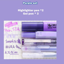 Load image into Gallery viewer, Colorful Gel Pens & Highlighter Sets (5pcs a Set)