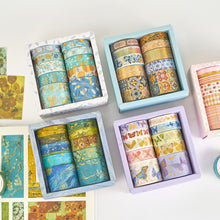 Load image into Gallery viewer, Limited Edition - Premium Gold Foiled Washi Tape Sets (8 Designs)