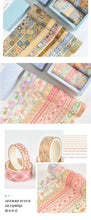 Load image into Gallery viewer, Limited Edition - Premium Gold Foiled Washi Tape Sets (8 Designs)