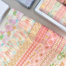 Load image into Gallery viewer, Limited Edition - Premium Gold Foiled Washi Tape Sets (8 Designs)