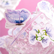 Load image into Gallery viewer, Purple Flower Stickers - Original Kawaii Pen