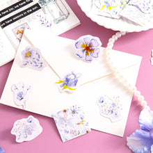 Load image into Gallery viewer, Purple Flower Stickers - Original Kawaii Pen