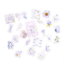 Load image into Gallery viewer, Purple Flower Stickers - Original Kawaii Pen