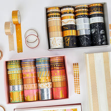 Load image into Gallery viewer, Universe Fantasy Gold Foiled Washi Tape Sets