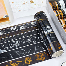 Load image into Gallery viewer, Universe Fantasy Gold Foiled Washi Tape Sets