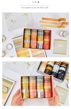 Load image into Gallery viewer, Universe Fantasy Gold Foiled Washi Tape Sets