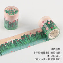 Load image into Gallery viewer, Nature & Landscape Wide Washi Tapes (4 Designs)