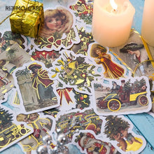 Load image into Gallery viewer, Vintage Style Christmas Stickers