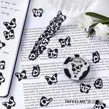 Load image into Gallery viewer, Black & White Sticker Rolls