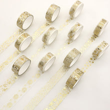 Load image into Gallery viewer, The Golden Heaven Floral & Plant Washi Tape Set - Original Kawaii Pen