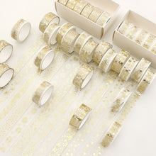 Load image into Gallery viewer, The Golden Heaven Floral & Plant Washi Tape Set - Original Kawaii Pen