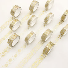 Load image into Gallery viewer, The Golden Heaven Floral & Plant Washi Tape Set - Original Kawaii Pen