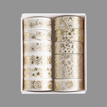 Load image into Gallery viewer, The Golden Heaven Floral & Plant Washi Tape Set - Original Kawaii Pen