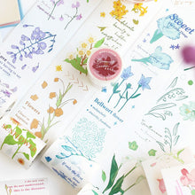 Load image into Gallery viewer, Japanese Floral Season Wide Masking Tapes (6 Types)
