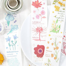 Load image into Gallery viewer, Japanese Floral Season Wide Masking Tapes (6 Types)