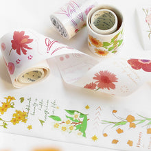 Load image into Gallery viewer, Japanese Floral Season Wide Masking Tapes (6 Types)