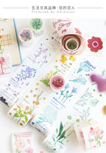 Load image into Gallery viewer, Japanese Floral Season Wide Masking Tapes (6 Types)
