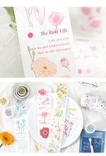 Load image into Gallery viewer, Japanese Floral Season Wide Masking Tapes (6 Types)