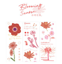 Load image into Gallery viewer, Japanese Floral Season Wide Masking Tapes (6 Types)
