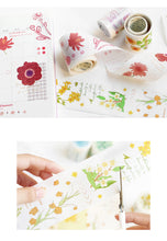 Load image into Gallery viewer, Japanese Floral Season Wide Masking Tapes (6 Types)