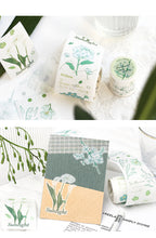 Load image into Gallery viewer, Japanese Floral Season Wide Masking Tapes (6 Types)