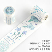 Load image into Gallery viewer, Japanese Floral Season Wide Masking Tapes (6 Types)