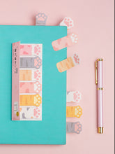 Load image into Gallery viewer, Cute Cat Paw Insert Sticky Notes