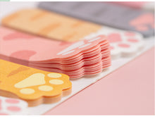 Load image into Gallery viewer, Cute Cat Paw Insert Sticky Notes